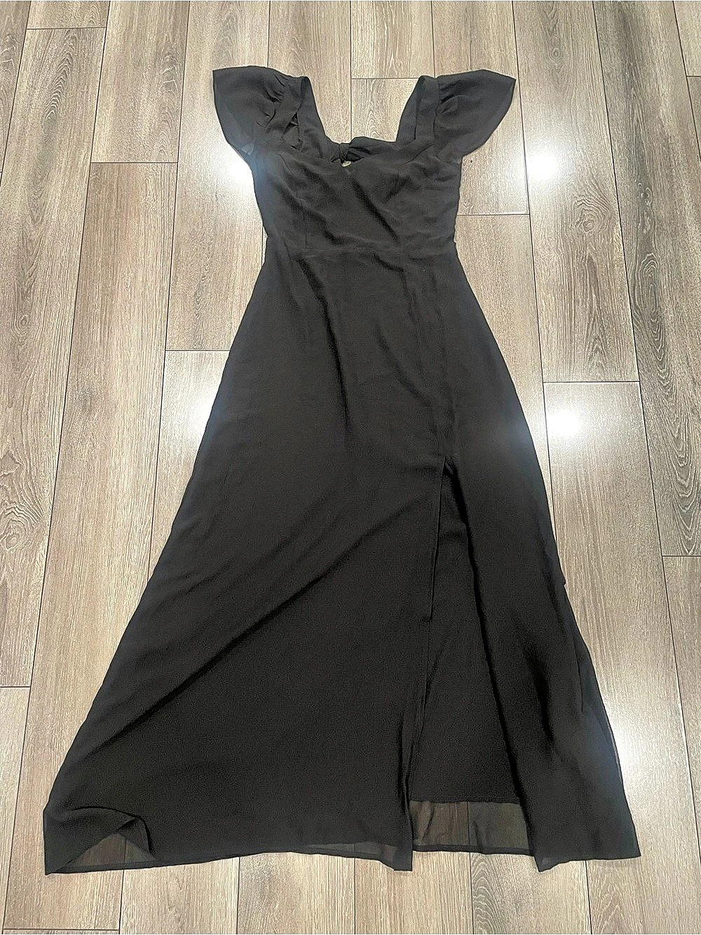 RIHOAS - Twilight Dress Black Maxi Dress